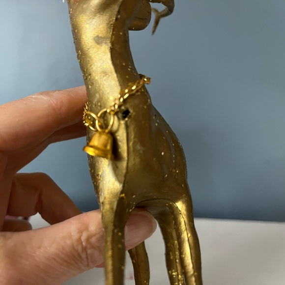 Vintage plastic deer gold - Picture 6 of 12